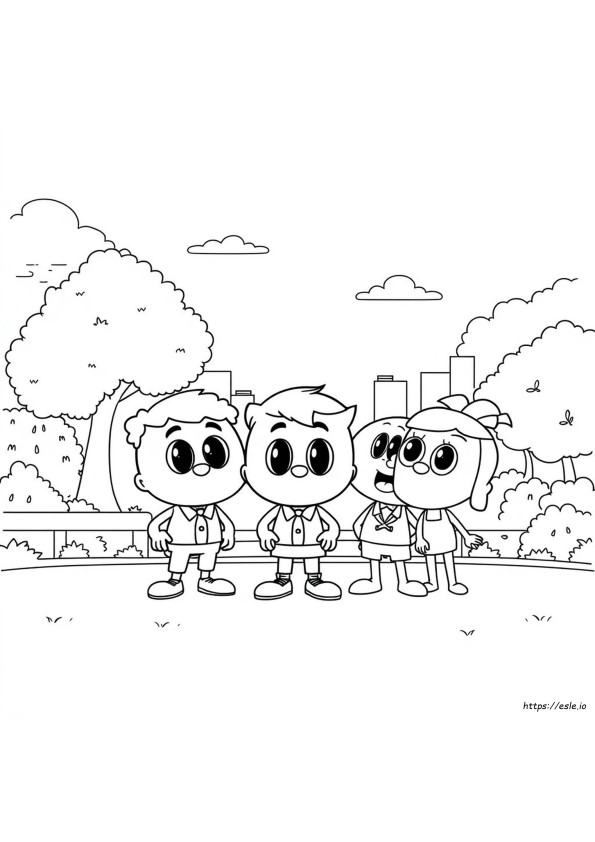 Die Erstaunliche Welt Von Gumball Ausmalbilder Zum Ausdrucken