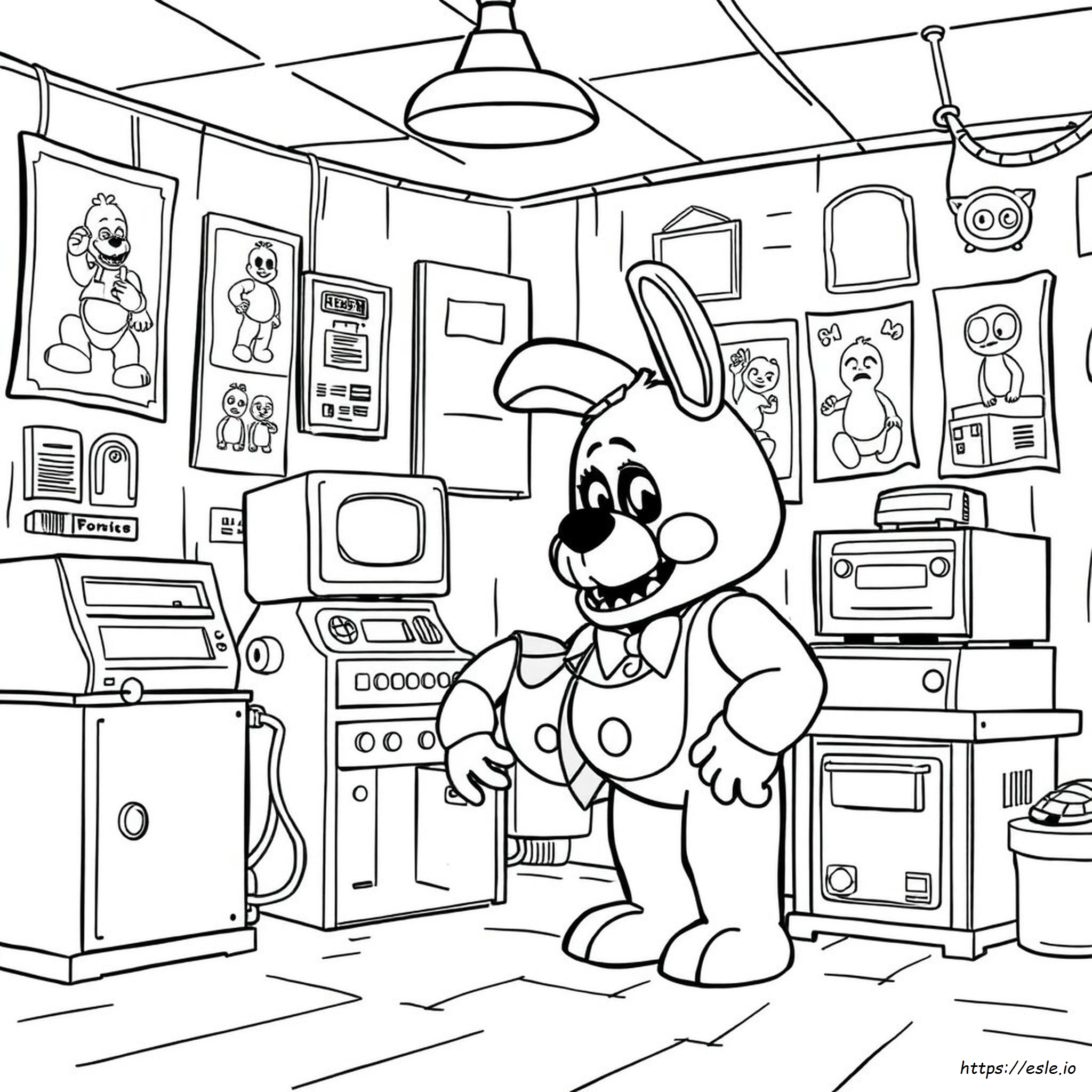 Fnaf Helpy Coloring Pages