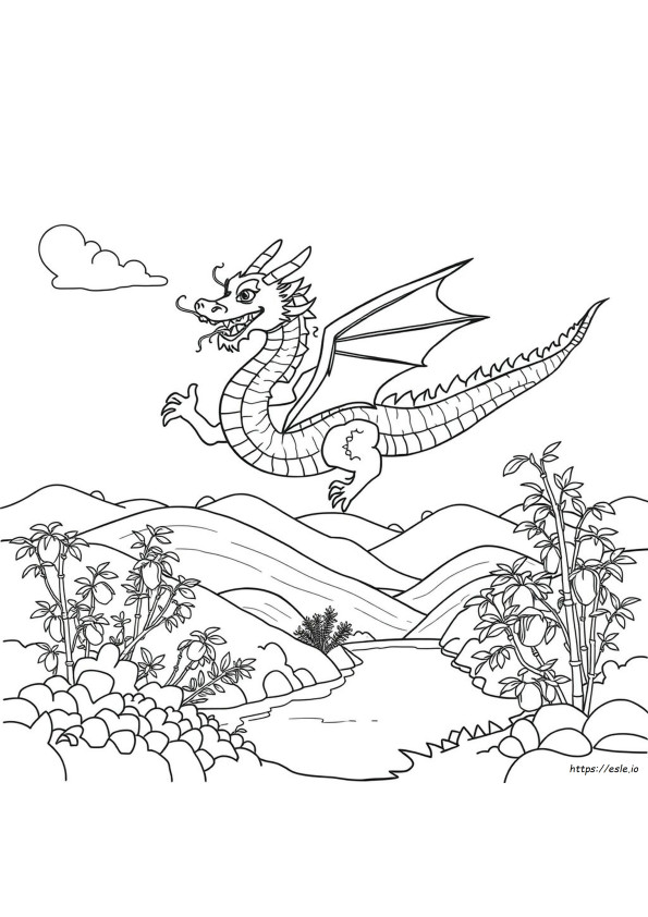 Drago Cinese Da Colorare