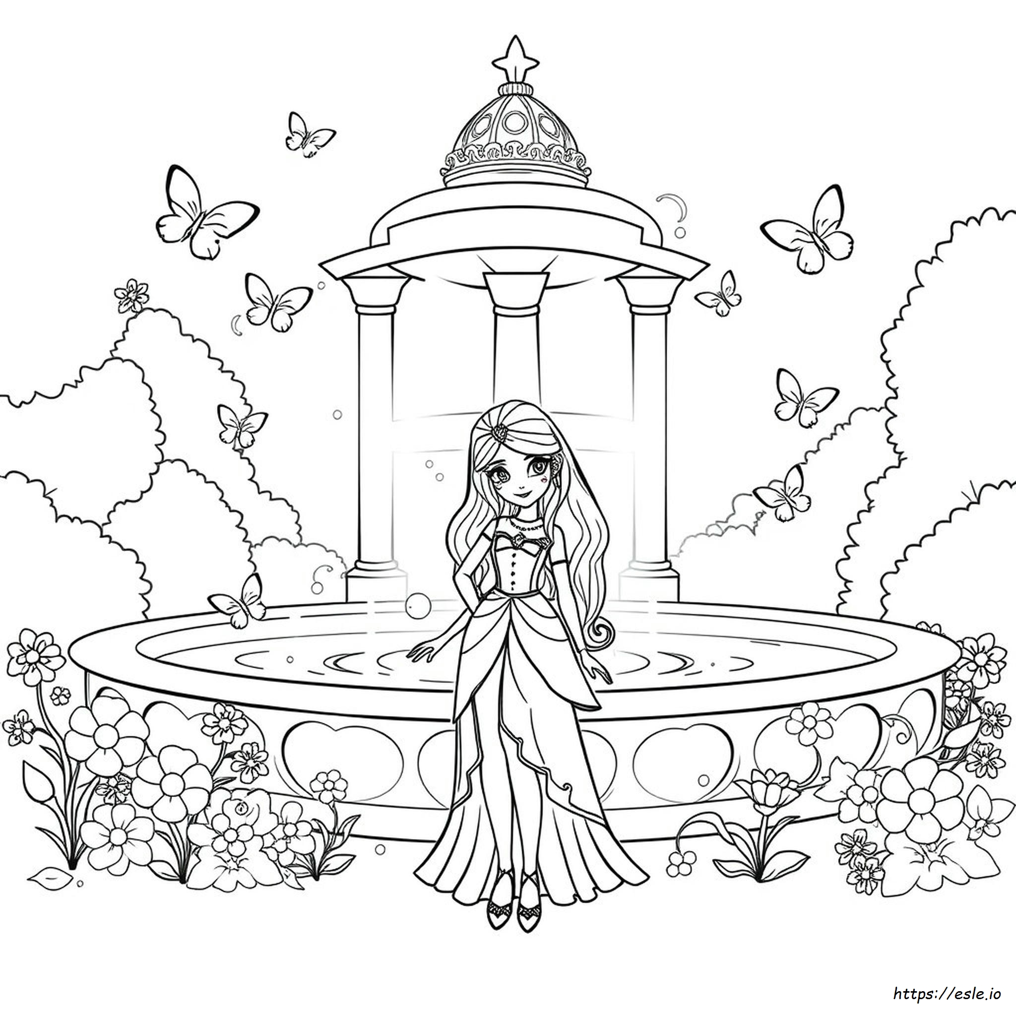 Bratz Princess Coloring Pages