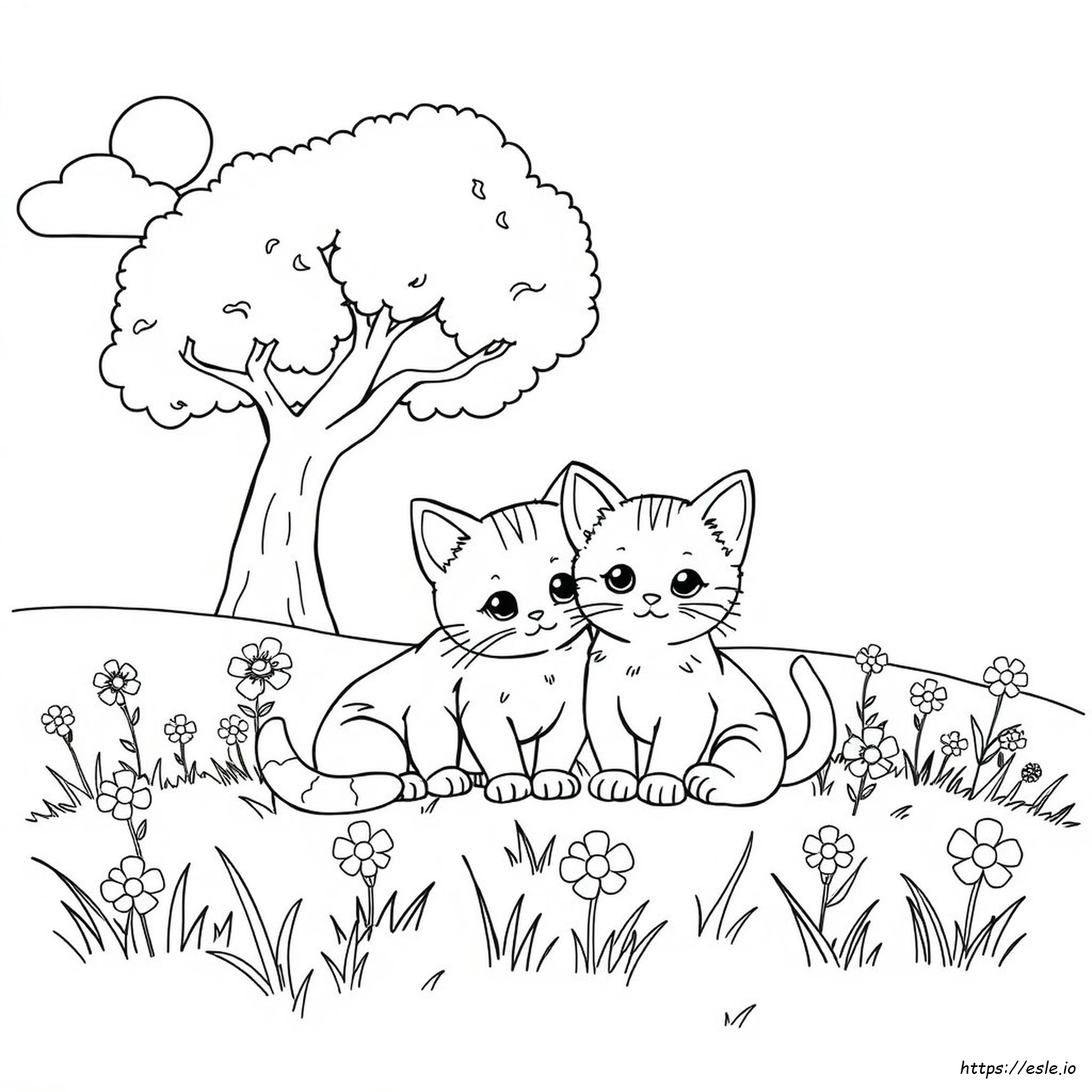 Superkitties Buddy Coloring Page