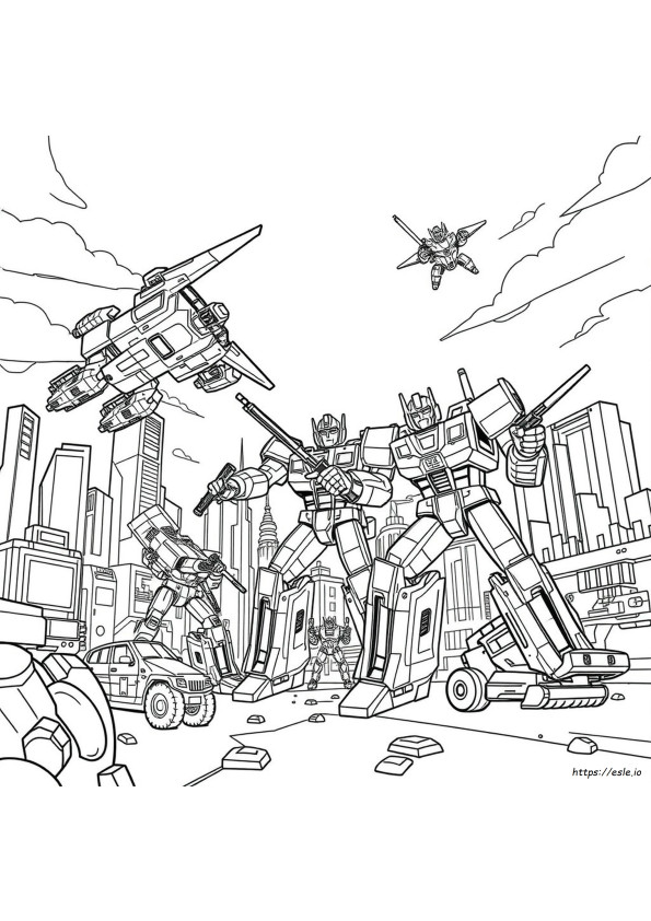 Coloriages War For Cybertron Transformers