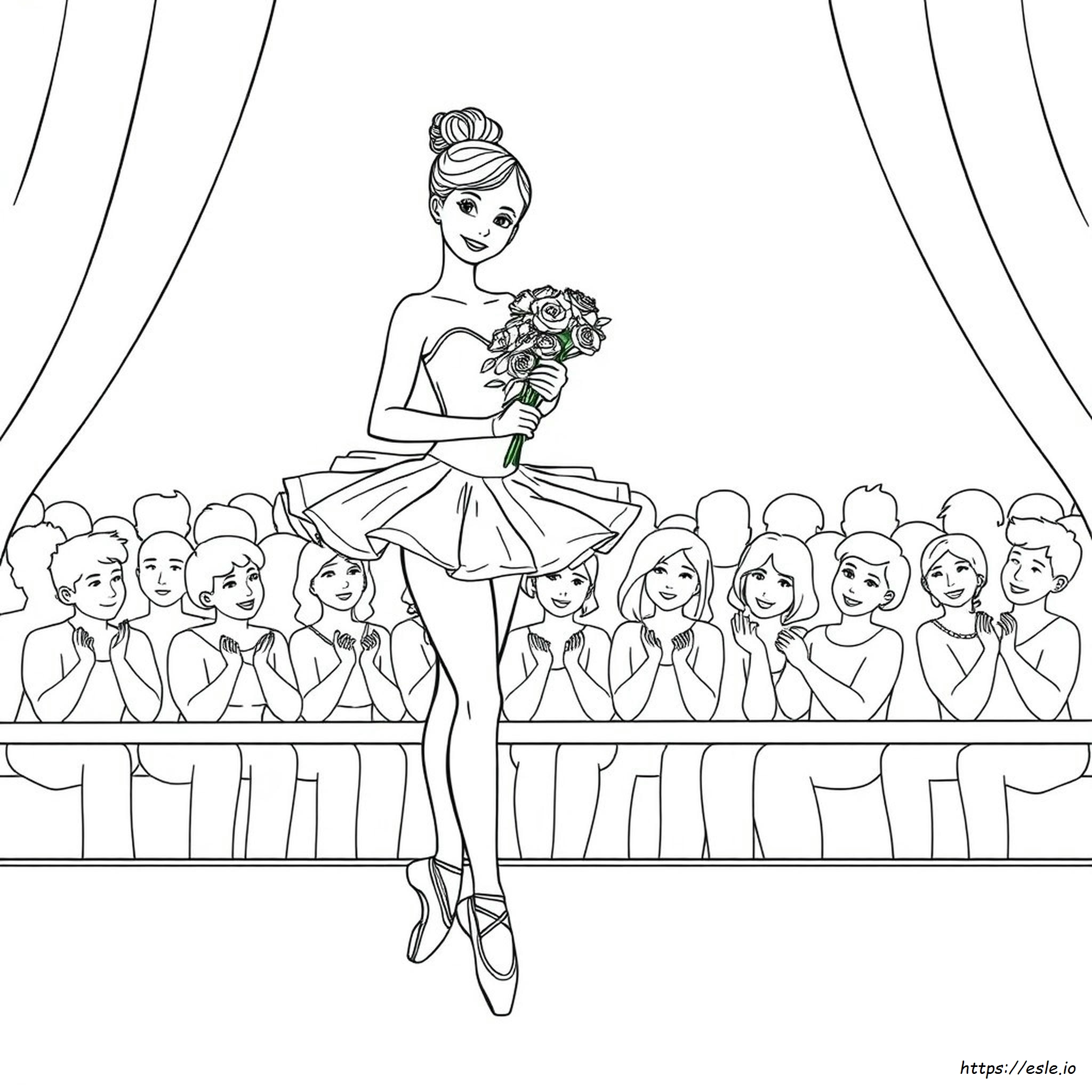 Ballerina Da Colorare Per Adulti