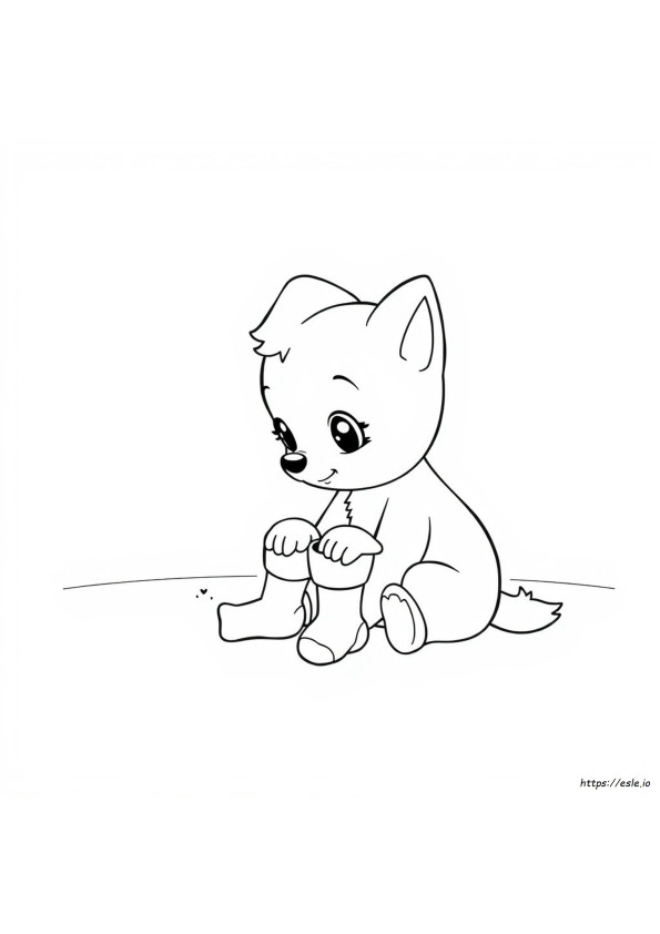 Bluey Coloring Pages Socks