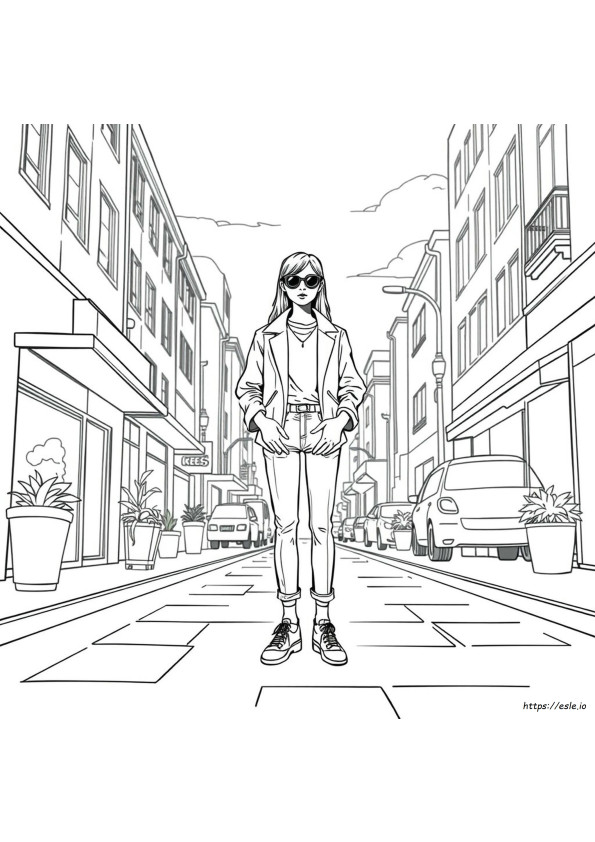 Modern Fashion Illustration The Coloring Book