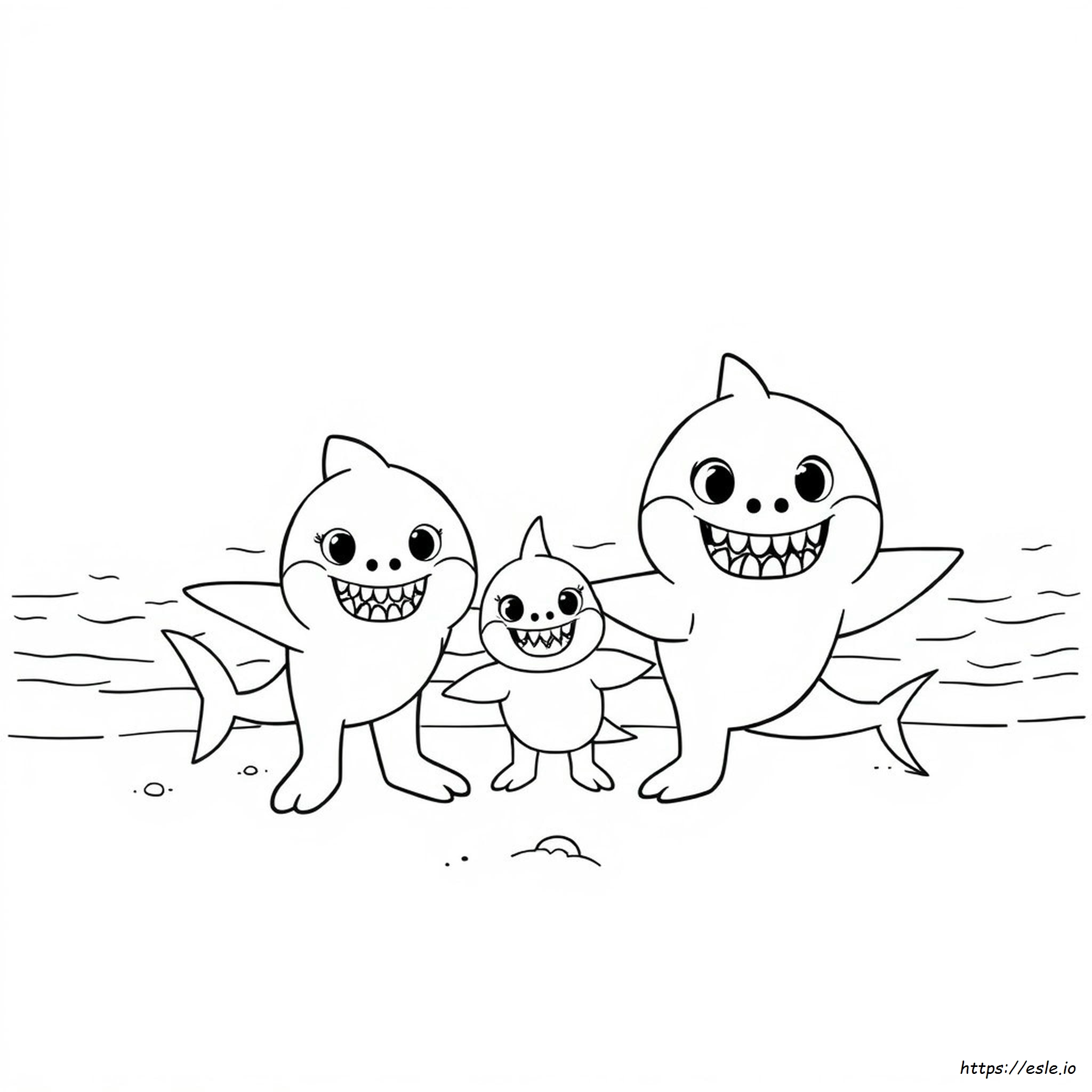 Coloring Pages Baby Shark
