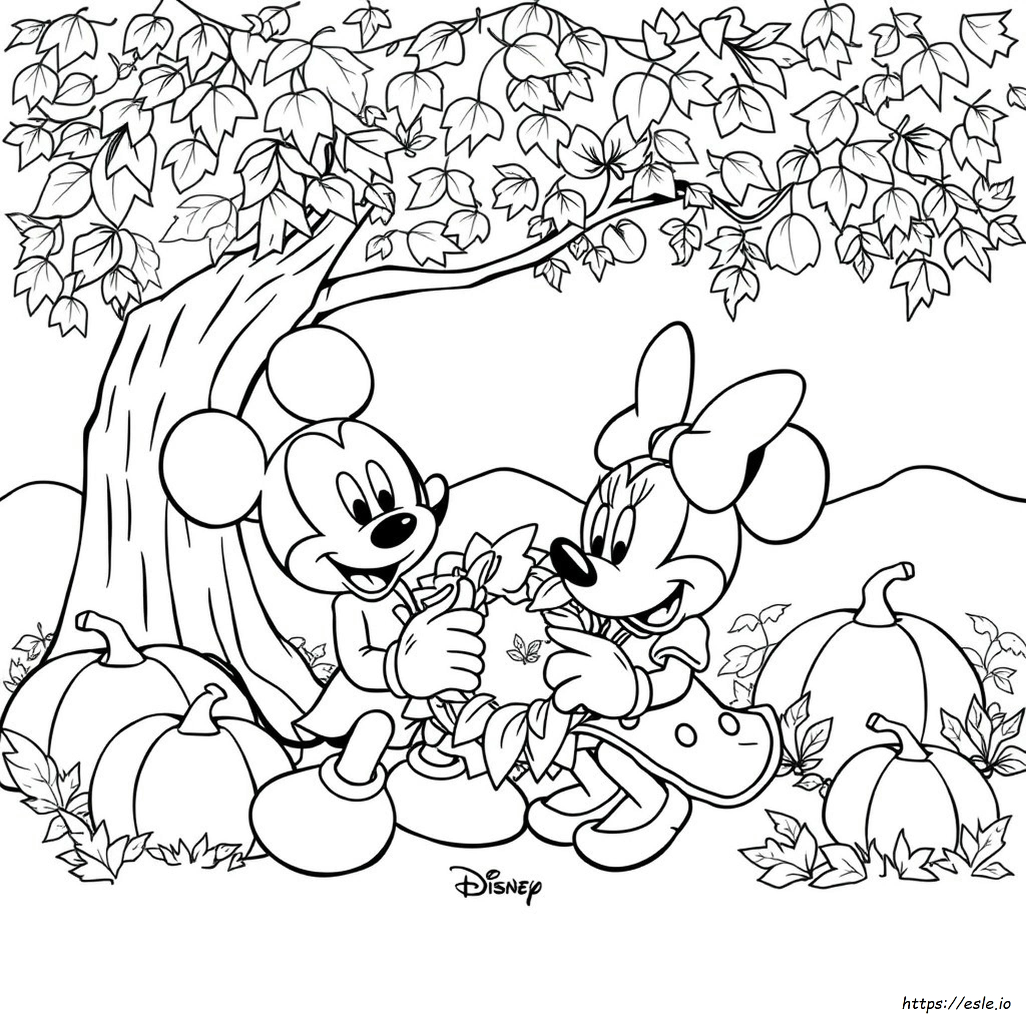 Free Printable Disney Fall Coloring Pages