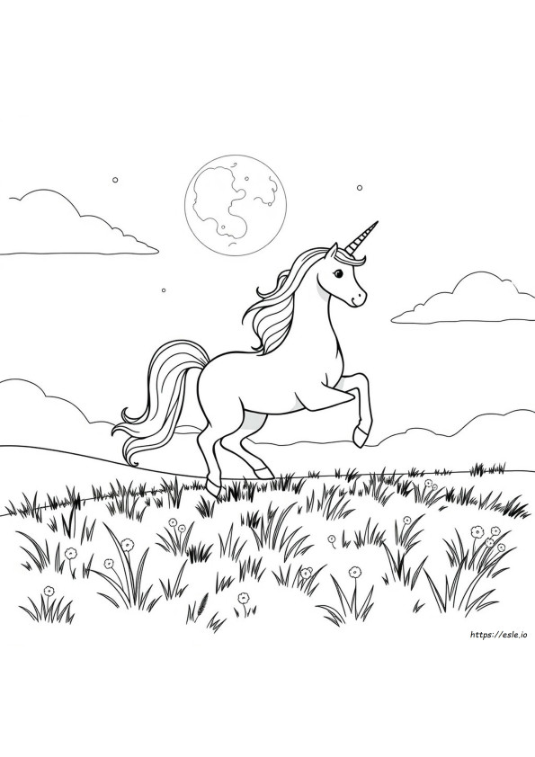 Unicorn Dansator De Colorat
