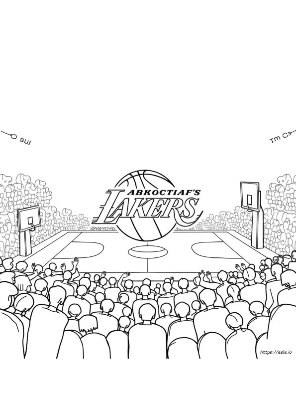Kolorowanka Lakers