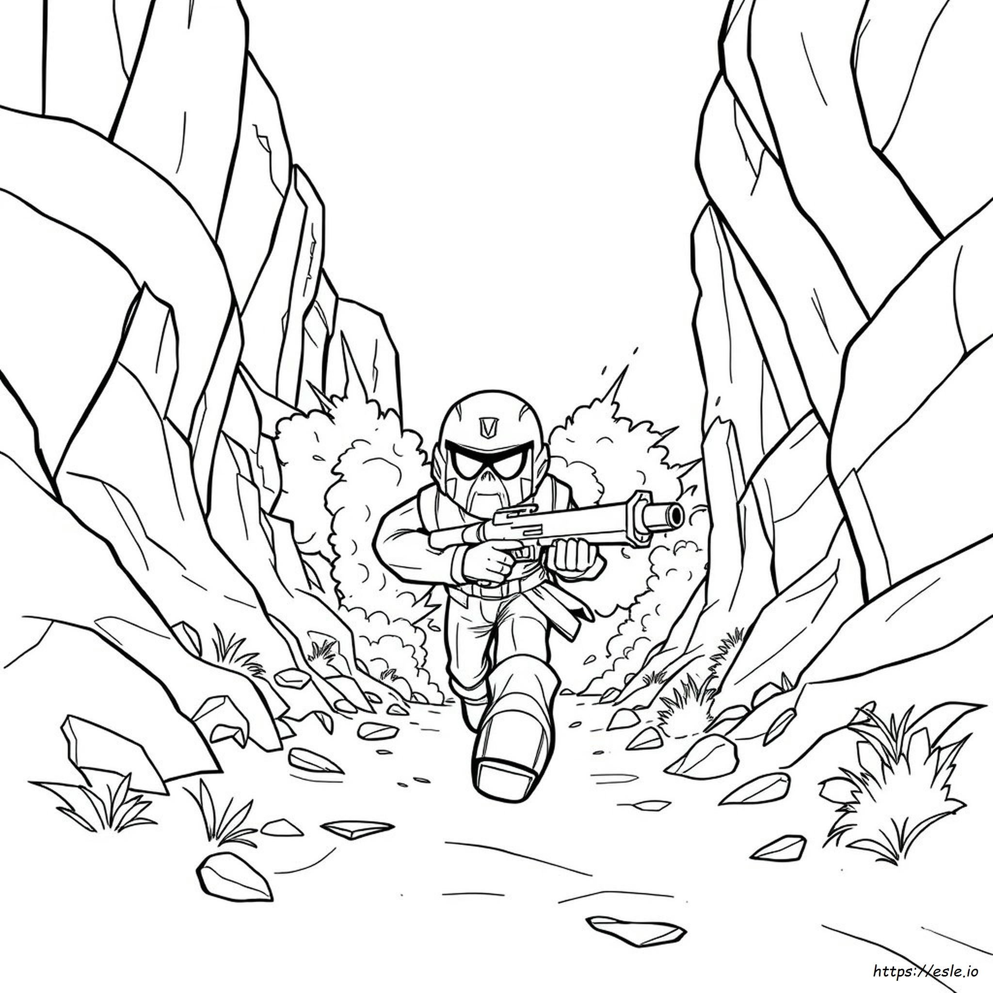 Duke Caboom Coloring Page