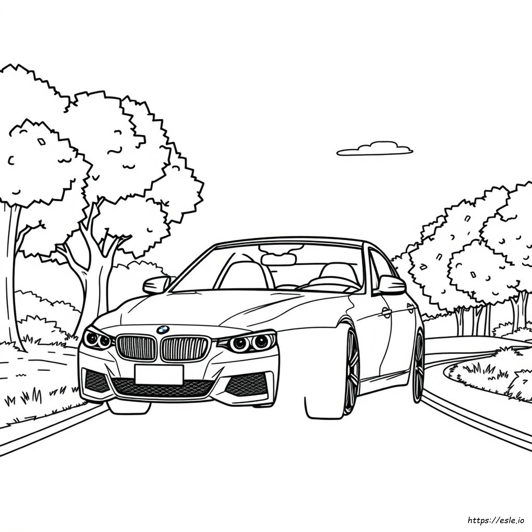Bmw Car Colouring Pages