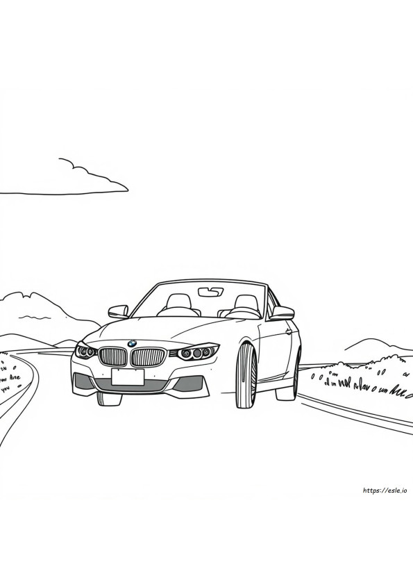 Mewarnai Gambar Mobil Bmw