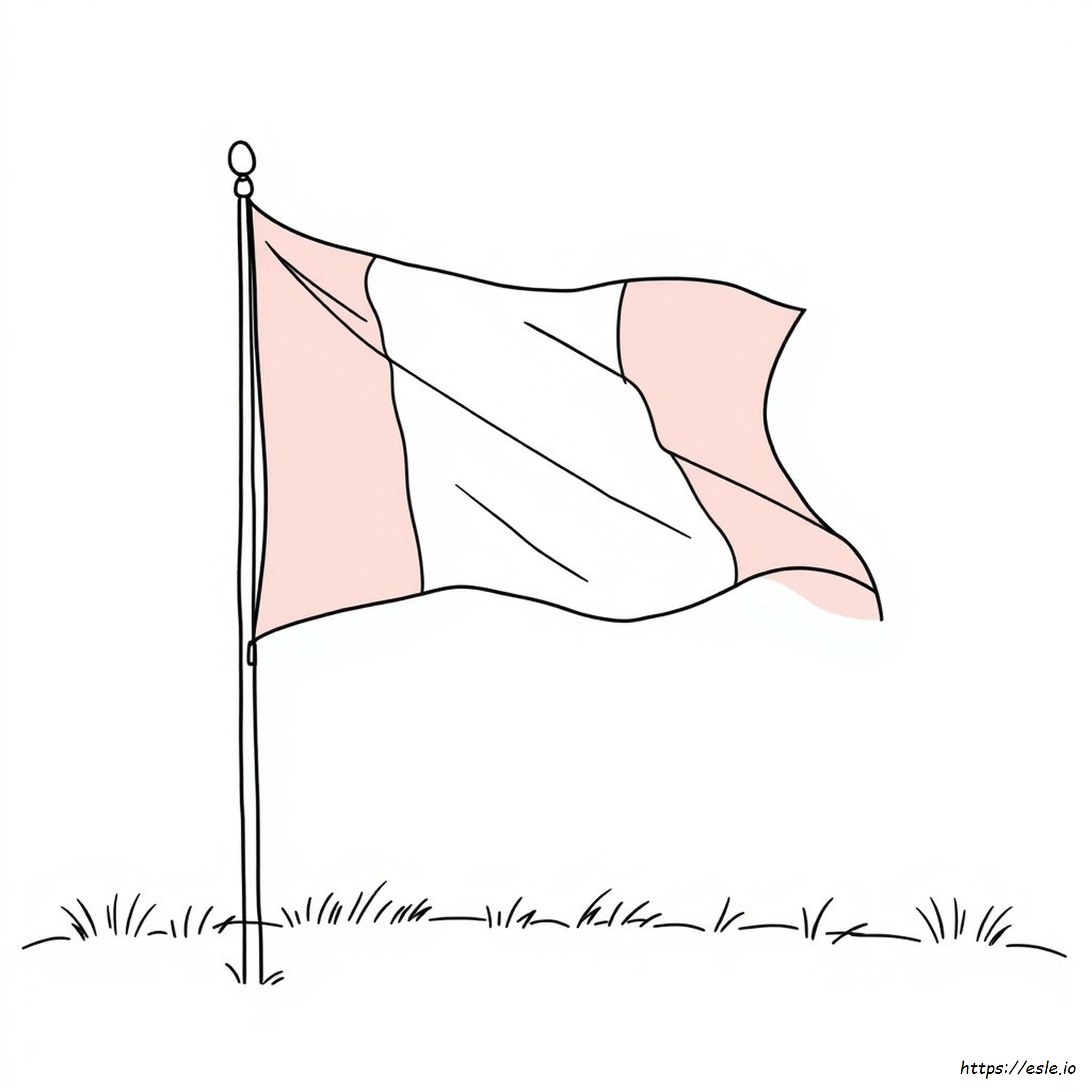 Bandiera Francese Da Colorare