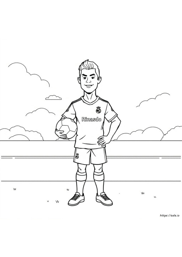 Ronaldo Al Nassr Ausmalbilder