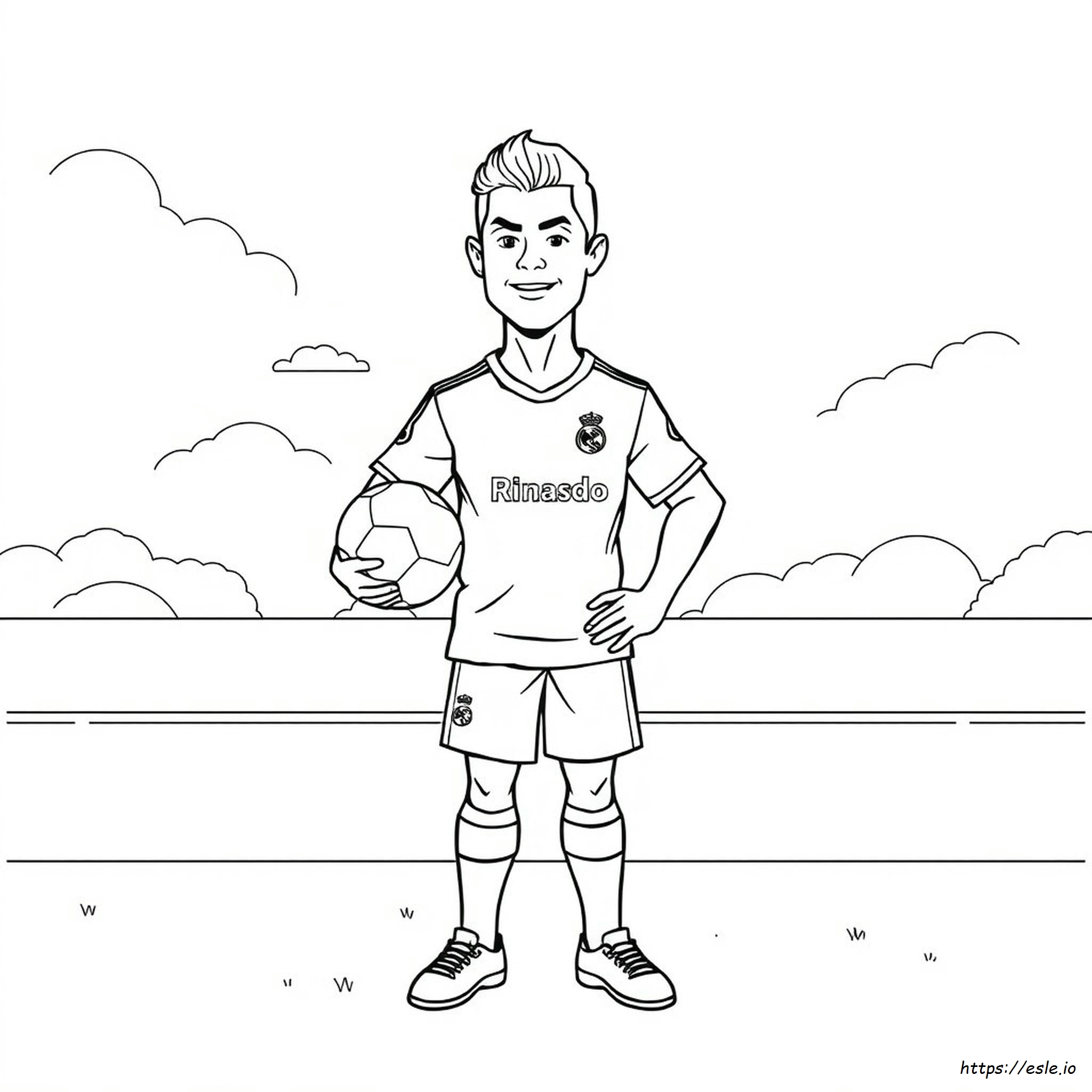 Ronaldo Al Nassr Kolorowanki