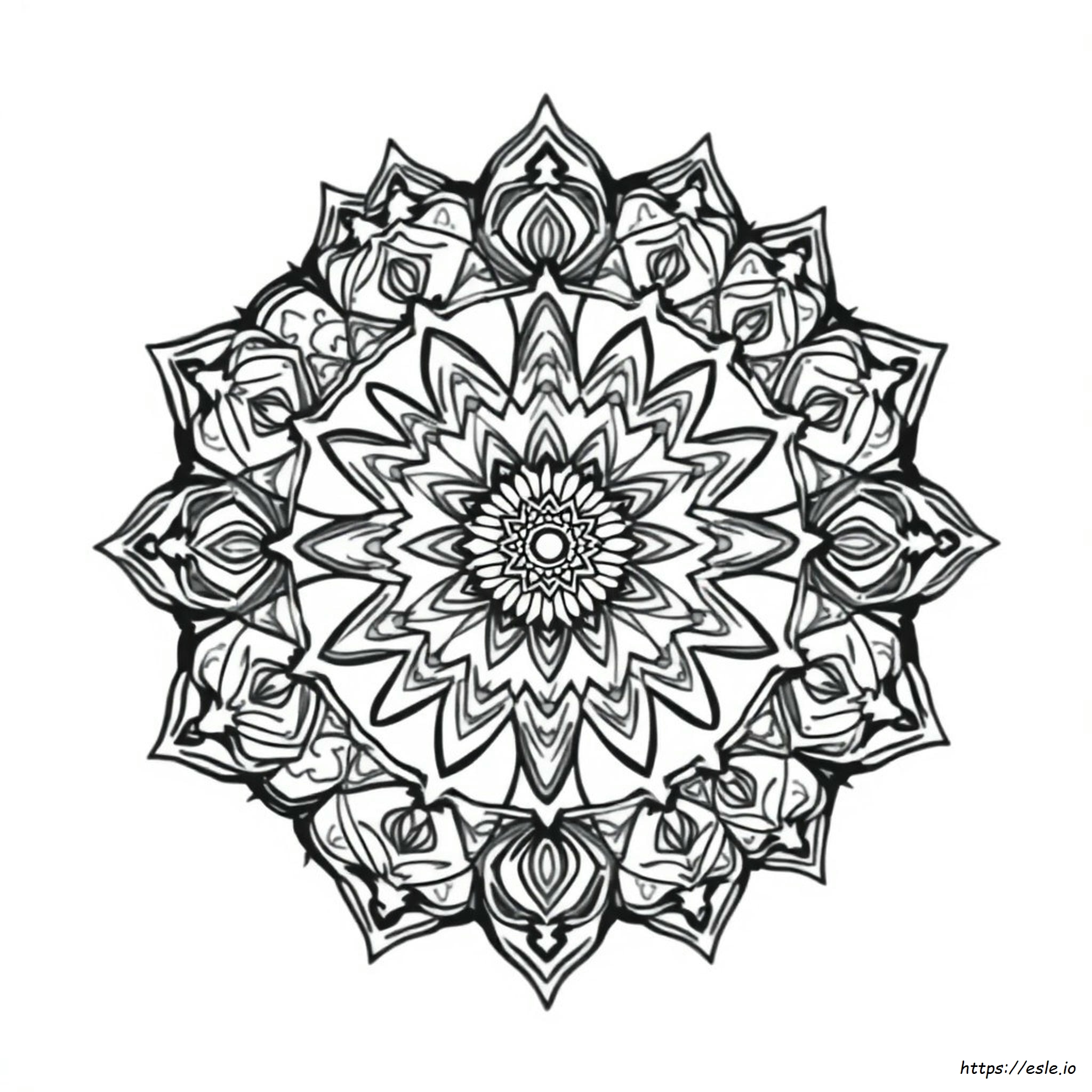 Therapeutic Mandala Coloring Pages Pdf Free Download