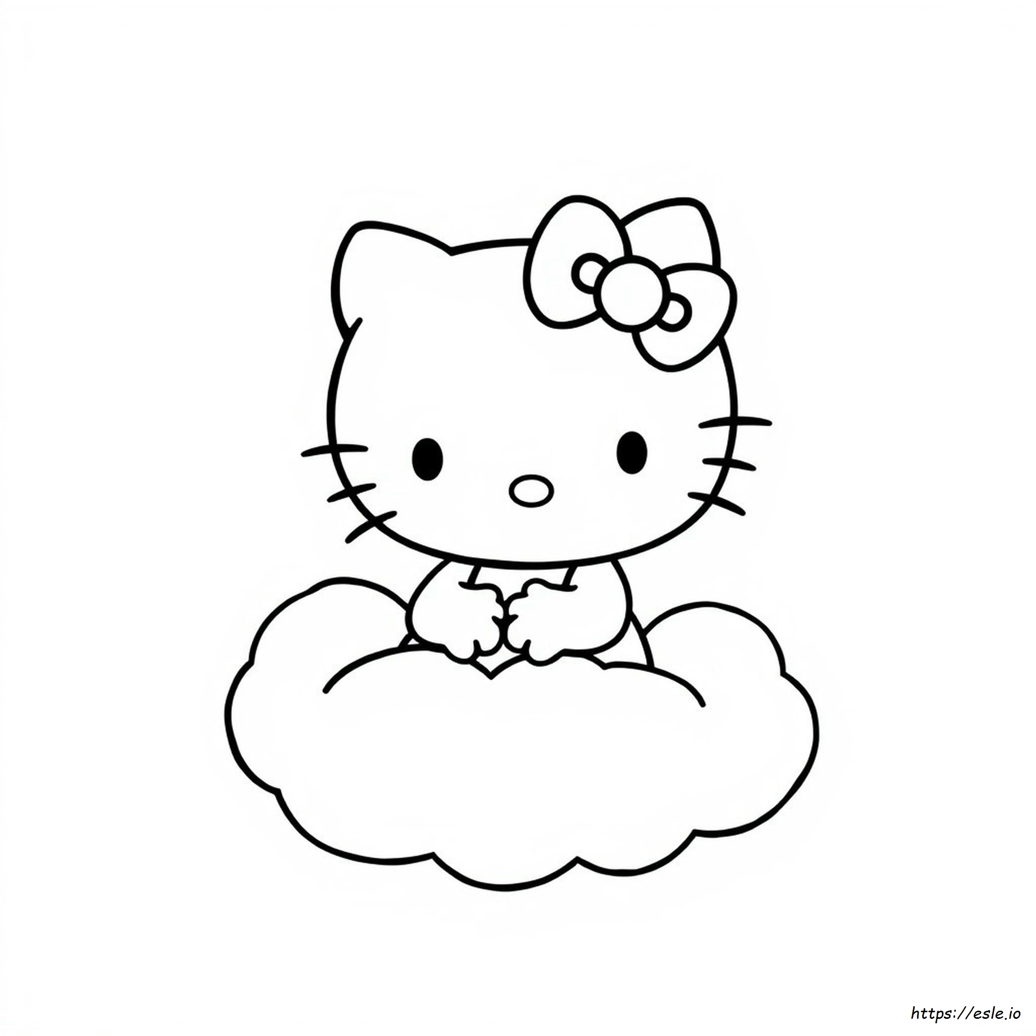 Hello Kitty Blank Coloring Pages