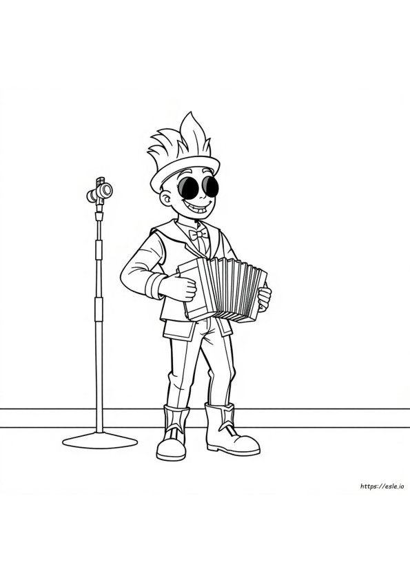 Fnf Sarvente Coloring Pages