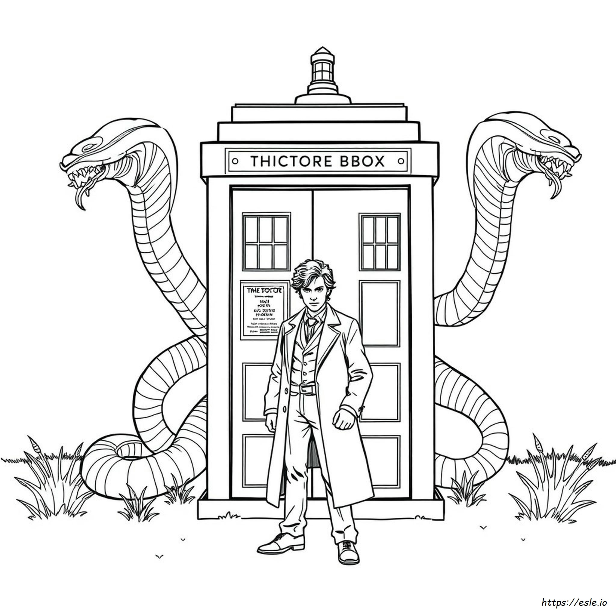Doctor Who Colouring Pages