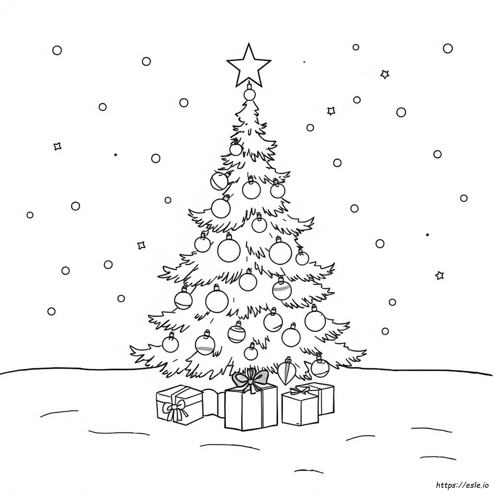 Kartu Natal Untuk Diwarnai