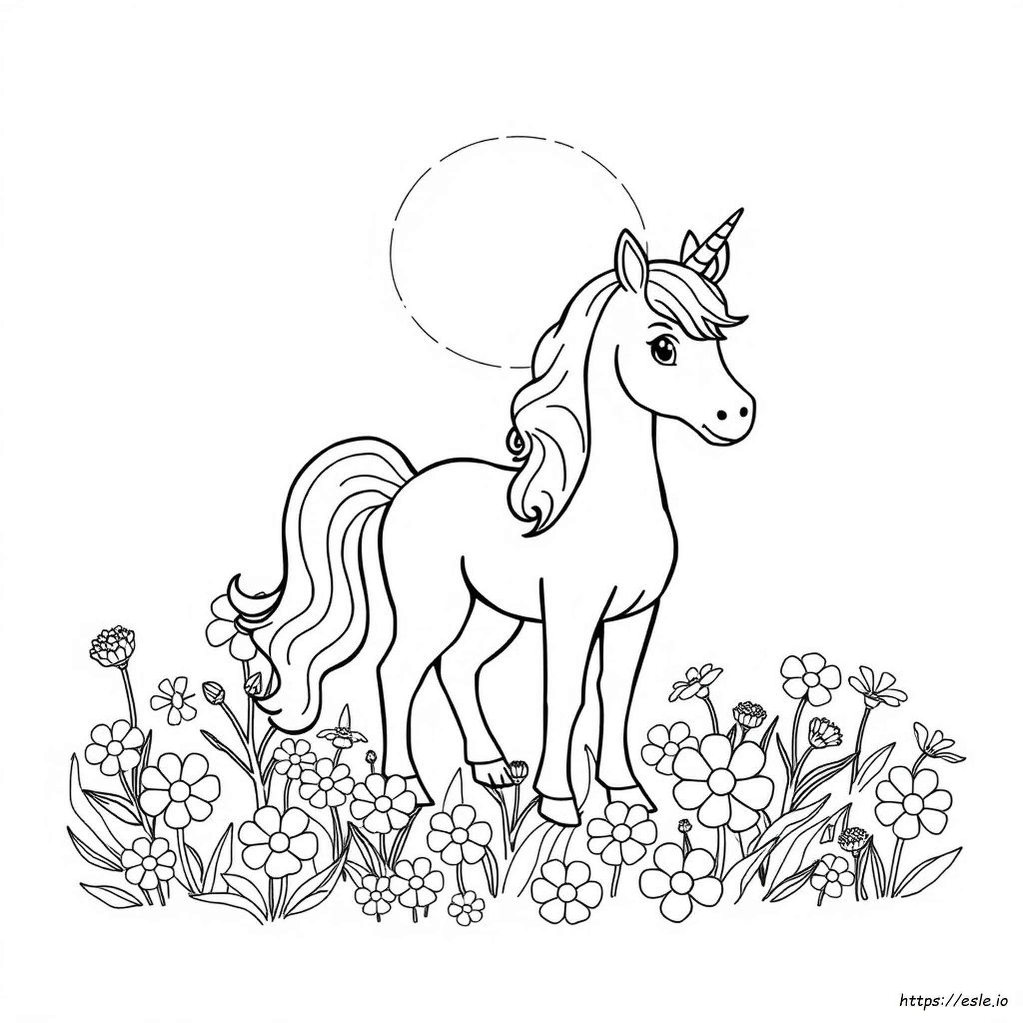 Unicorn Colouring Pages