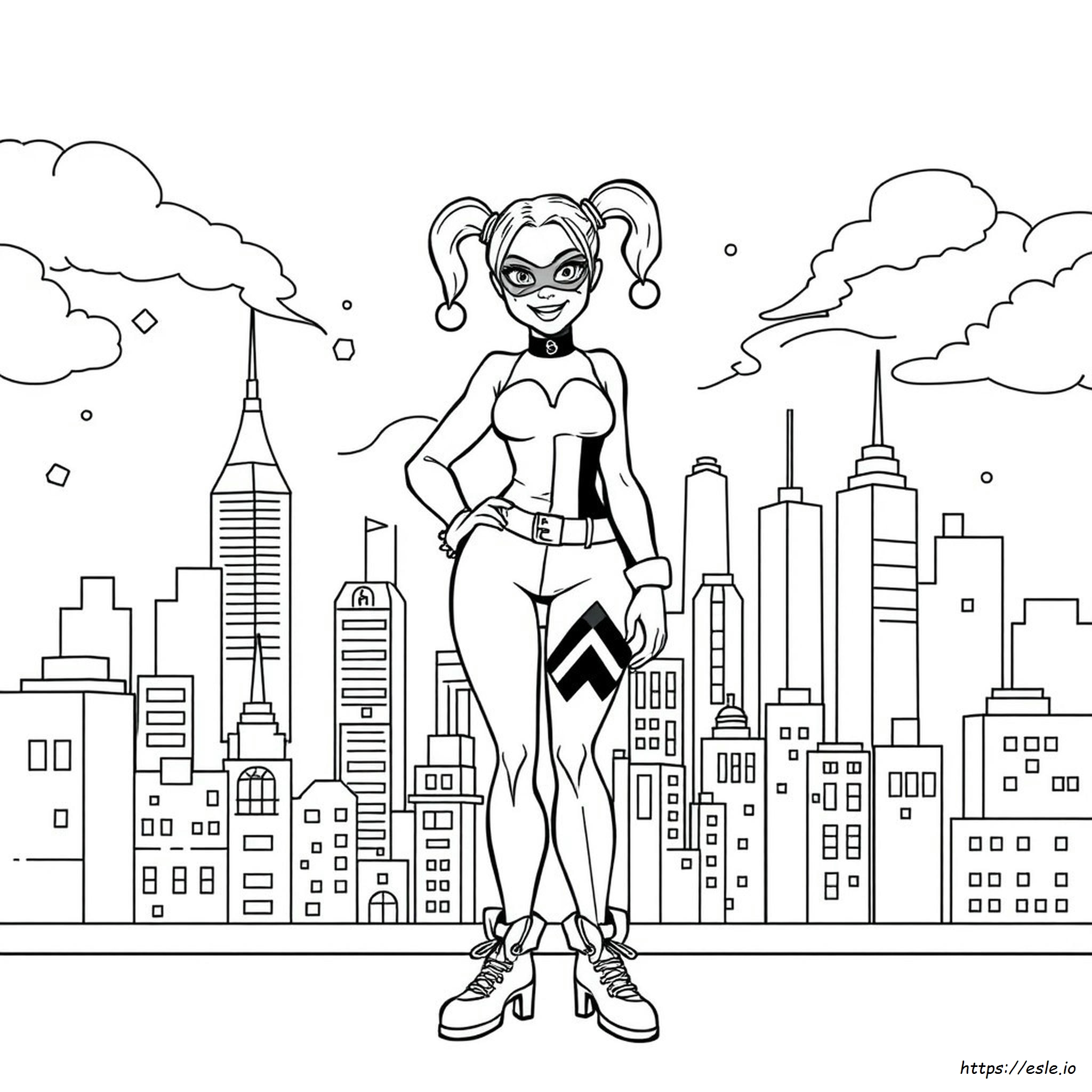 Coloriage Harley Quinn