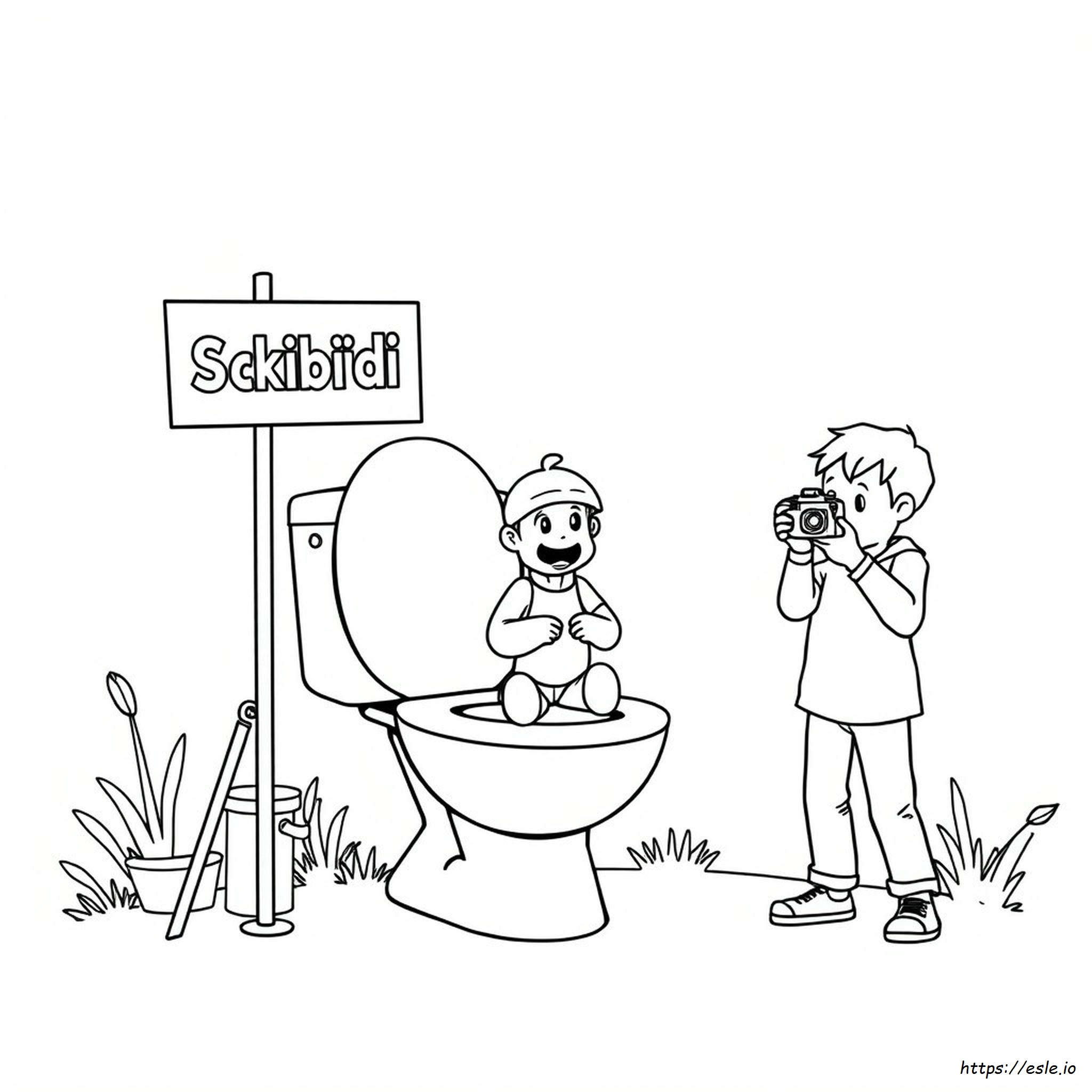 Disegni Da Colorare Del Cameraman Skibidi Toilet