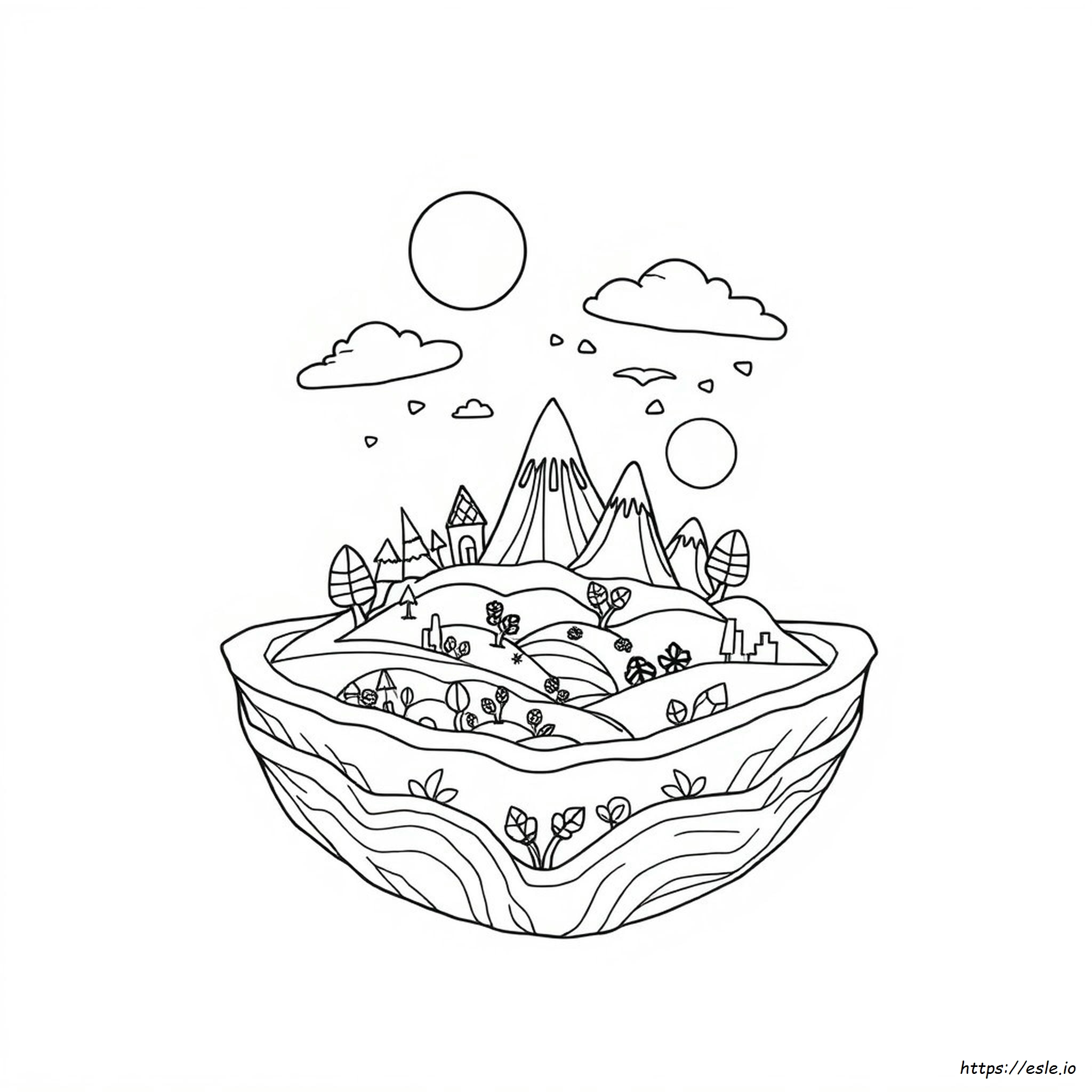 World Within Worlds Coloring Book