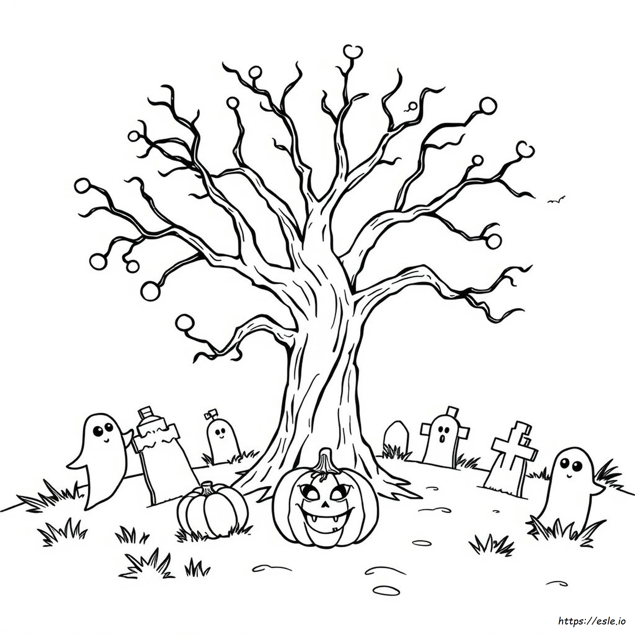 Disegni Di Halloween Semplici E Gratuiti Da Colorare