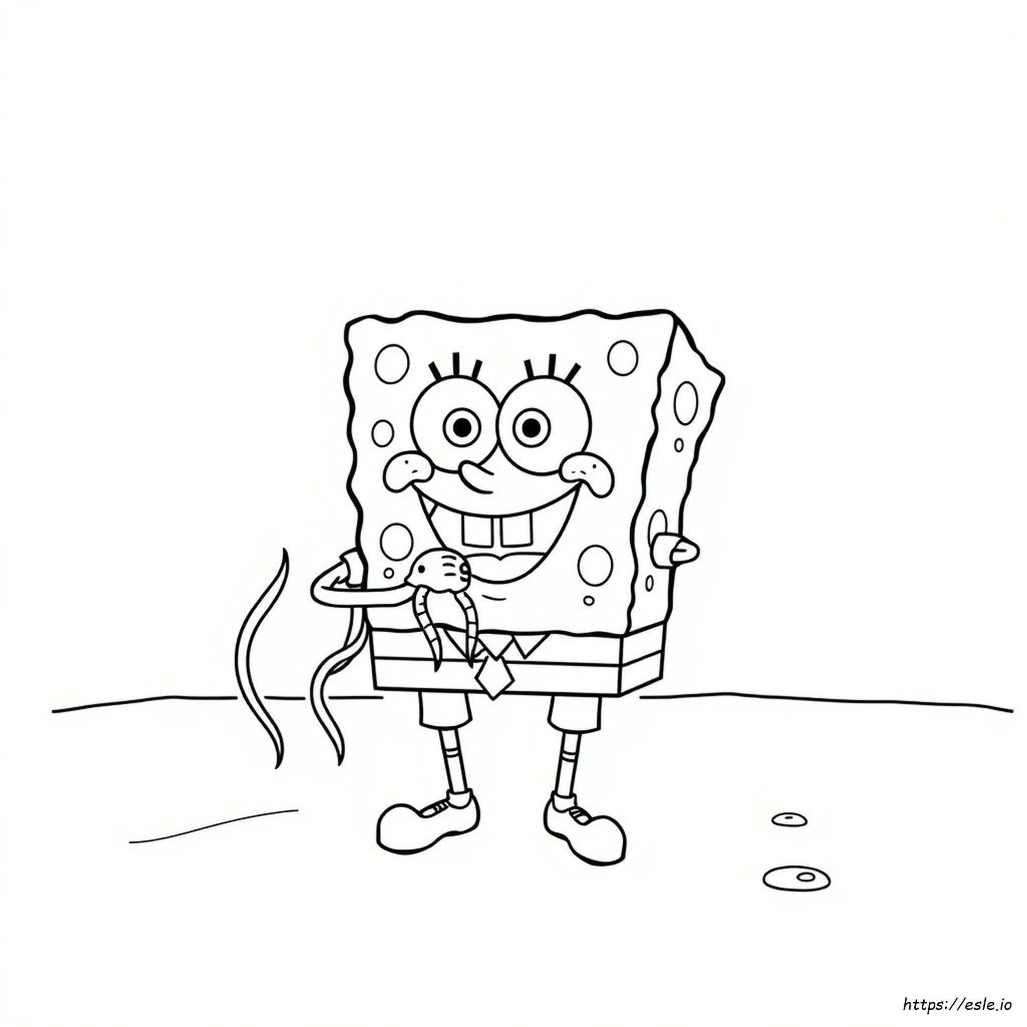Spongebob Jellyfish Coloring Pages