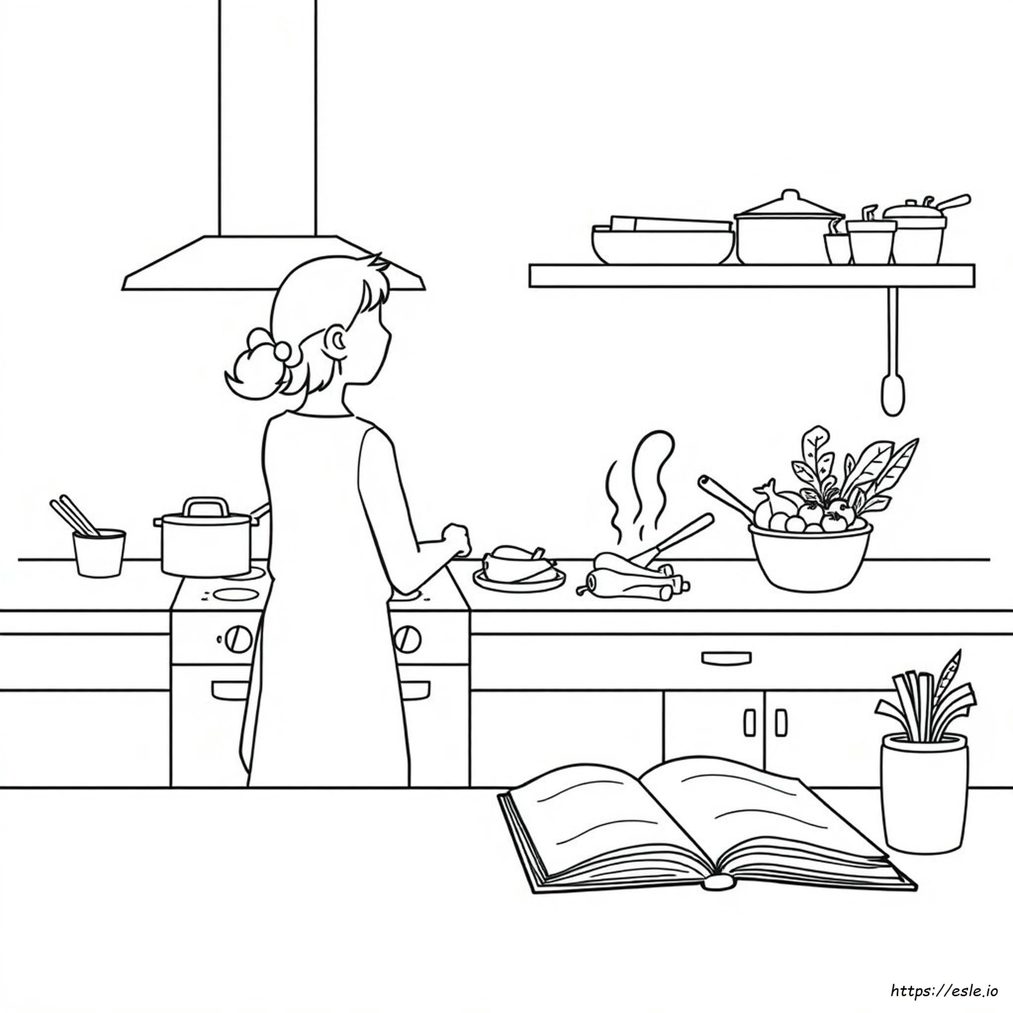 Free Cooking Coloring Pages