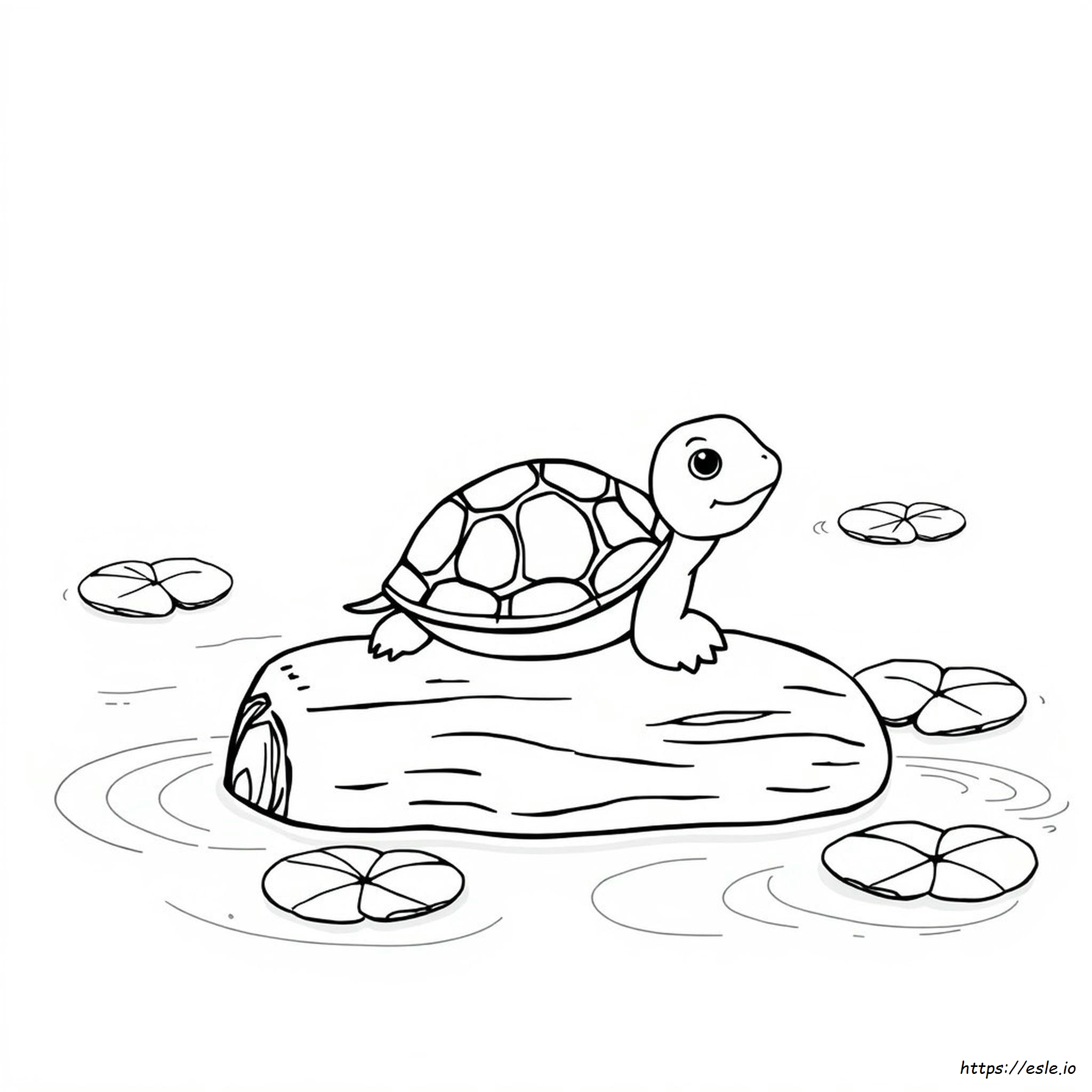 Coloring Pages Of Cute Turtles