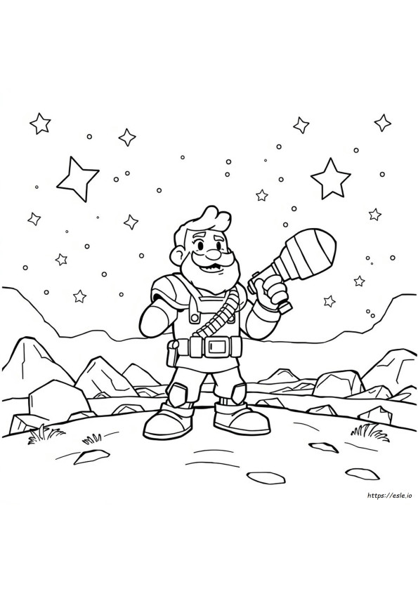 Brawl Stars Coloring Pages Doug