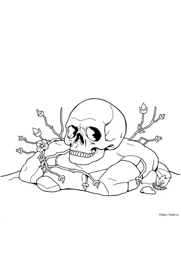 Desenhos De Caveiras Para Colorir E Imprimir Para Adultos