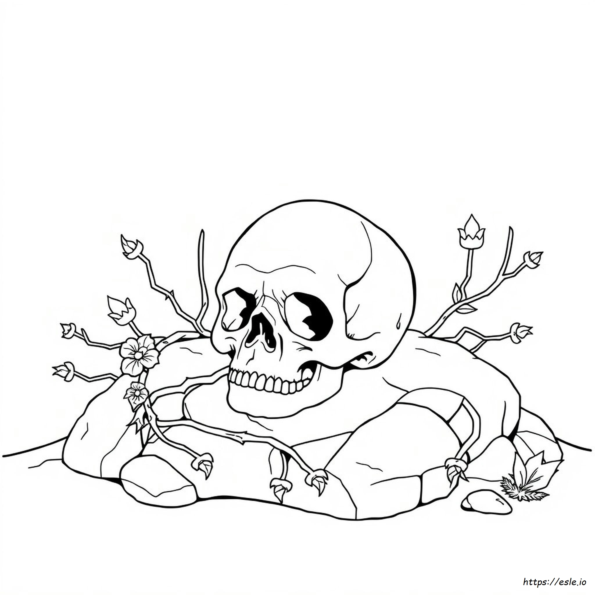 Printable Skull Coloring Pages For Adults