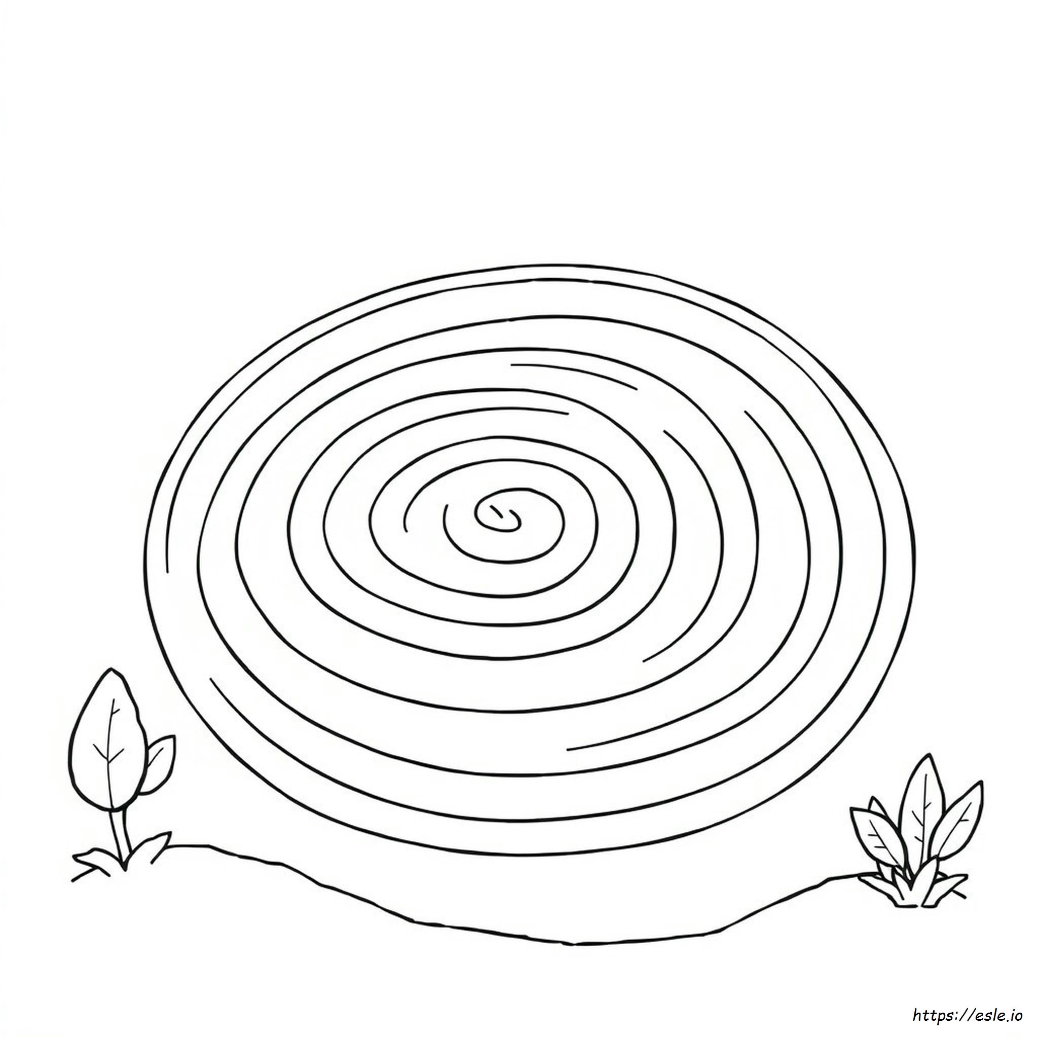 Easy Maze Coloring Pages