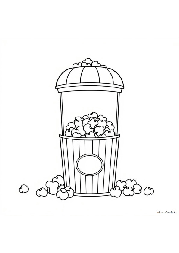 Popcorn Ausmalbilder