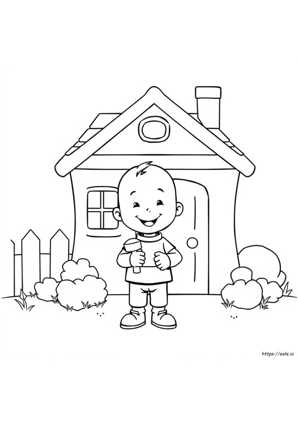 Caillou Boyama Sayfası