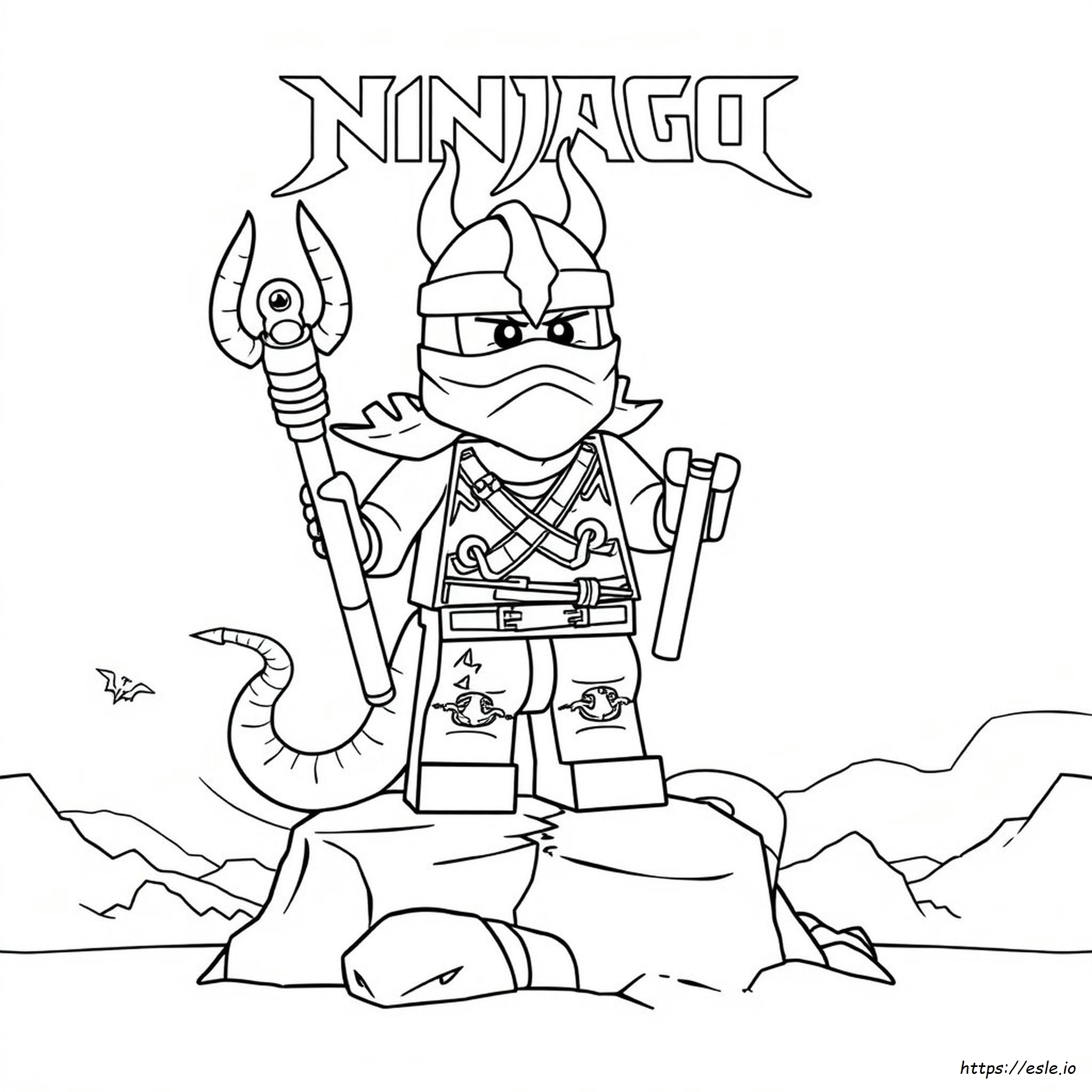 Lego Ninjago Pythor Coloring Pages