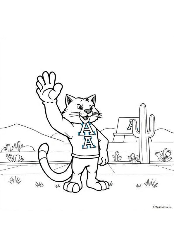 Arizona Wildcats Coloring Pages