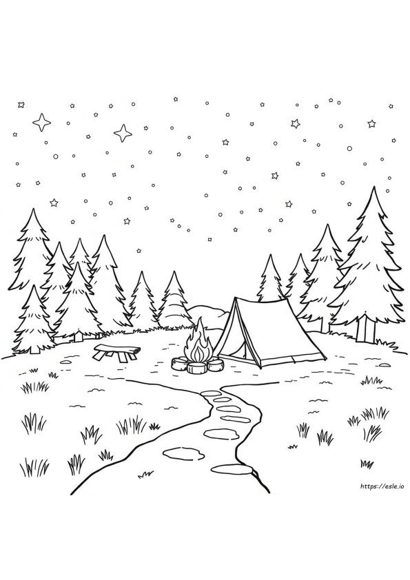 Camping Ausmalbilder Für Erwachsene