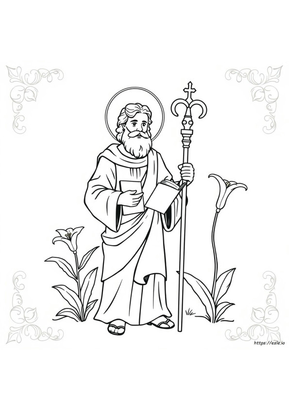 San Giuseppe Da Colorare E Stampare