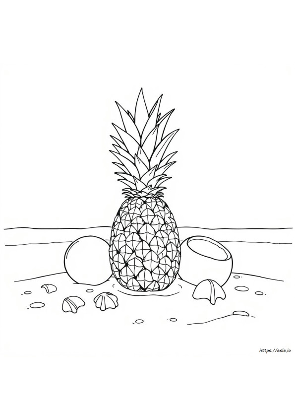 Dibujos Para Colorear De Piñas