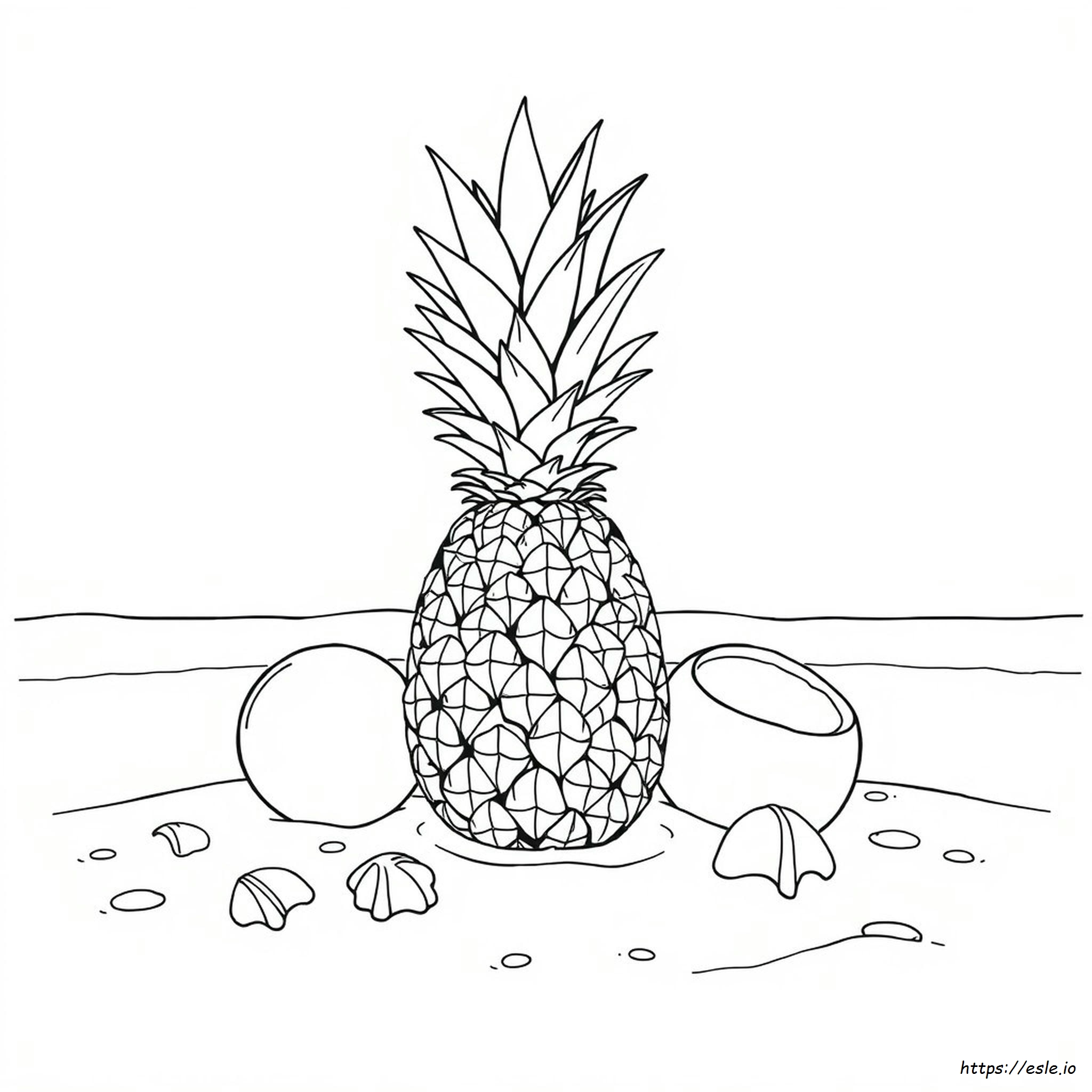 Coloring Pages Of Pineapples