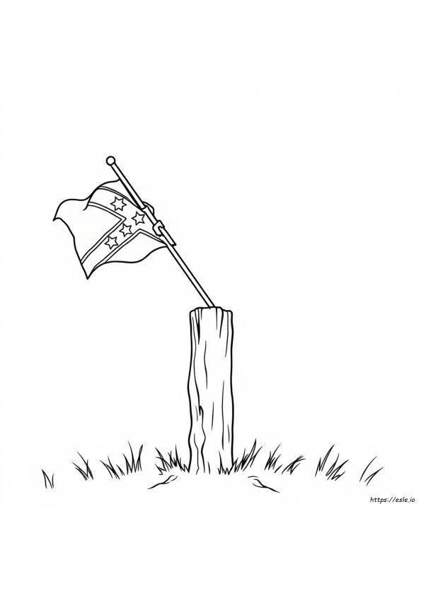 Rebel Vlag Kleurplaten
