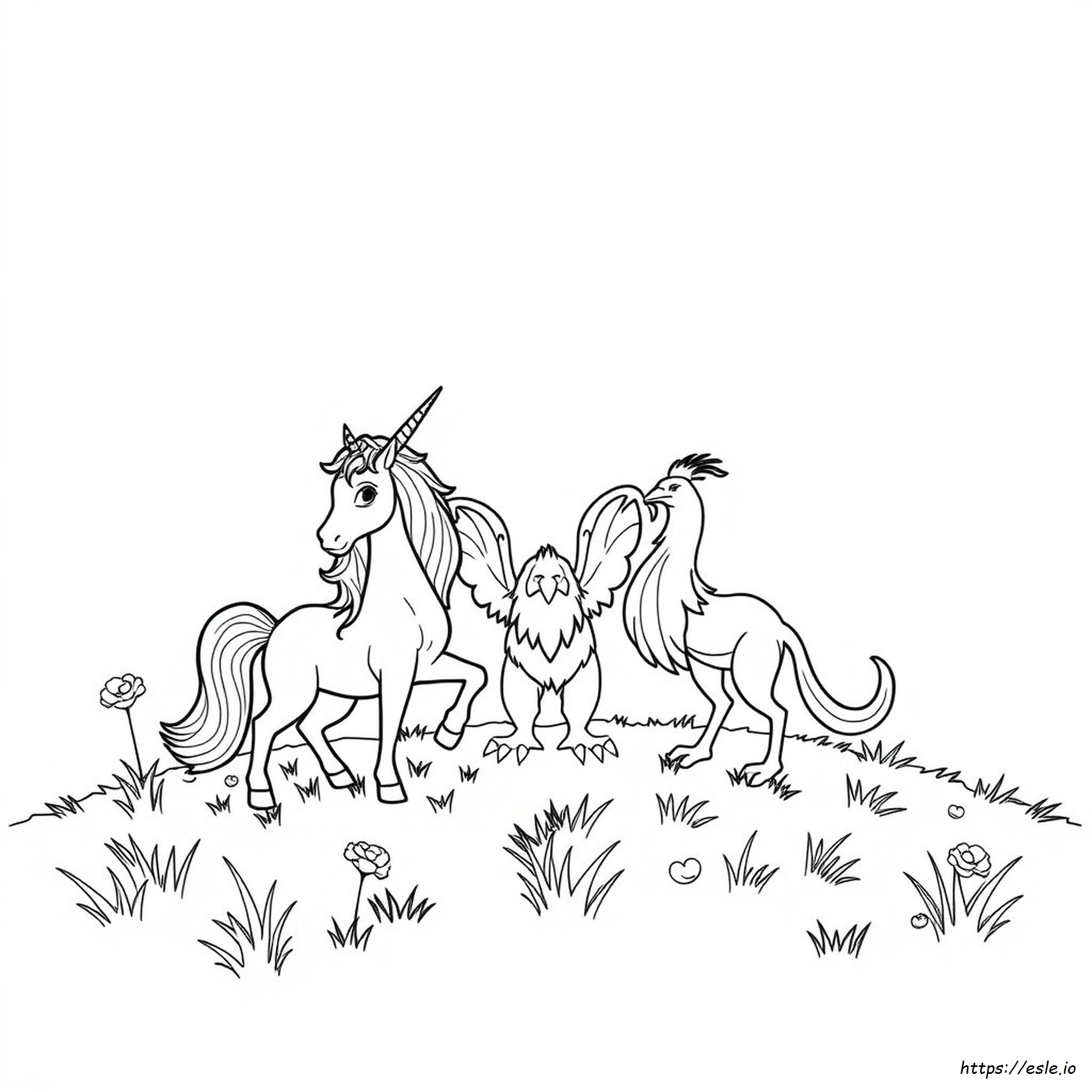 Mythological Creatures Coloring Pages