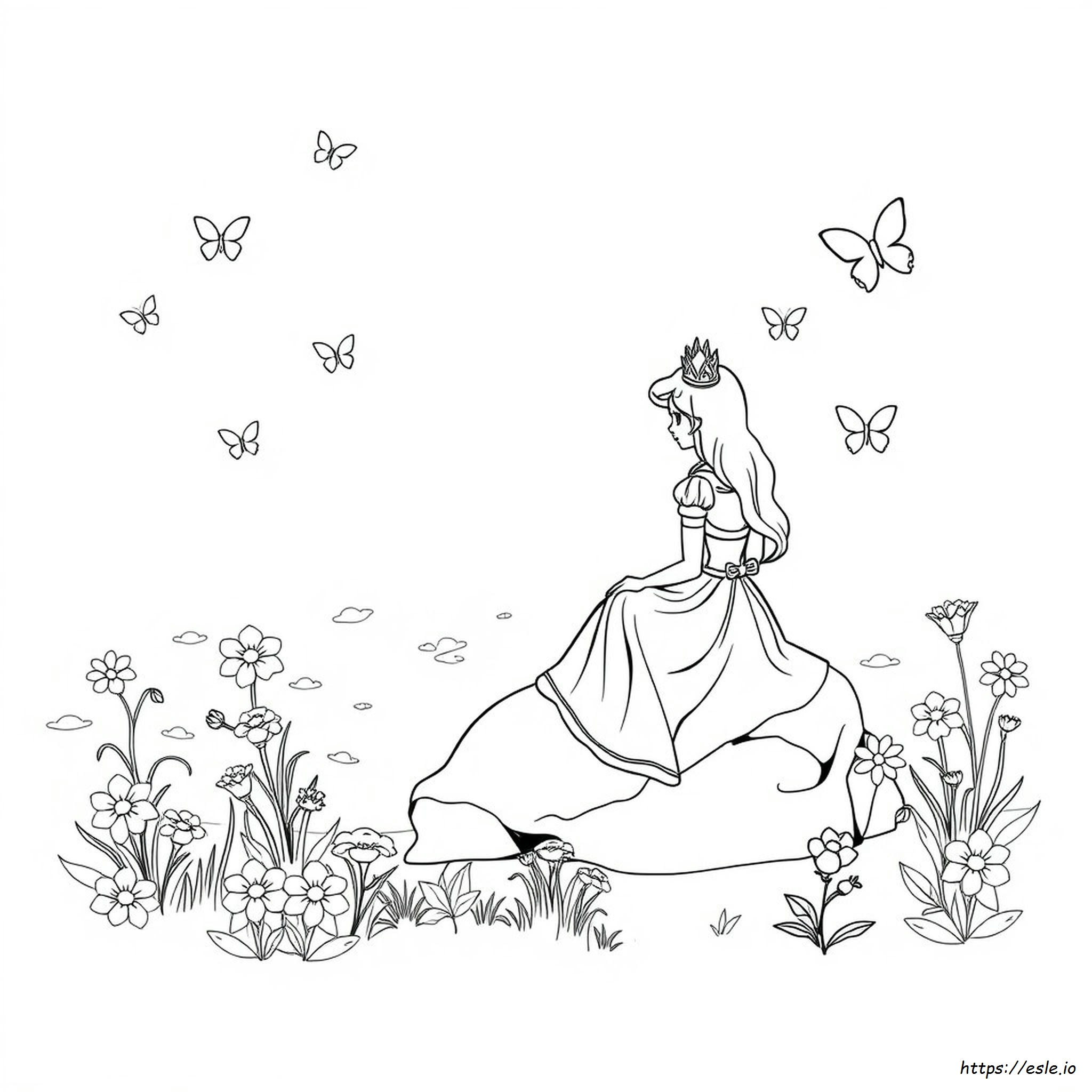 Disegni Da Colorare Gratuiti Per Ragazze Principesse