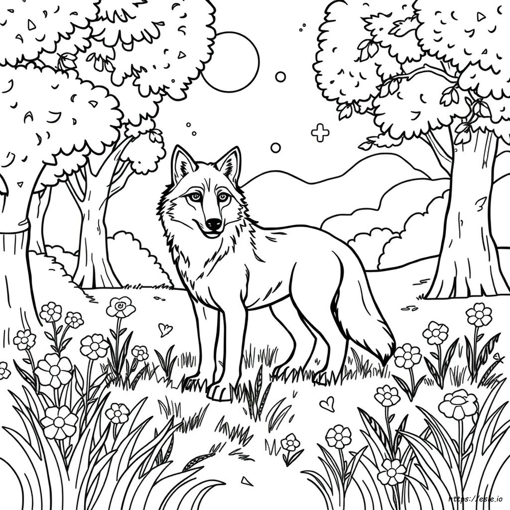 Animal Jam Coloring Pages Wolf