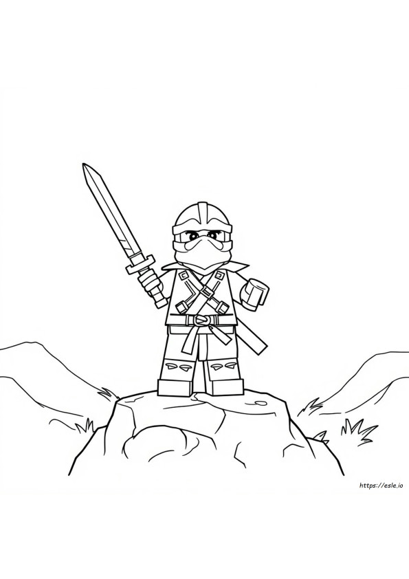 Kai Ninjago Kolorowanka