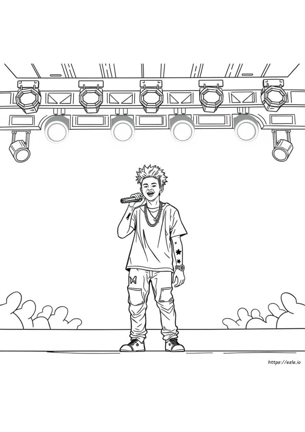 Immagini Da Colorare Di Xxxtentacion